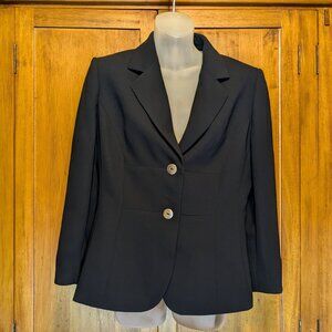 Stresa Petite Navy Blue suit jacket blazer - small 10 petite